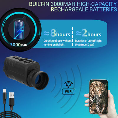 4k binocoli di visione notturna occhiali da vista Casco doppio infrarosso 850NM 940NM commutabile 3W