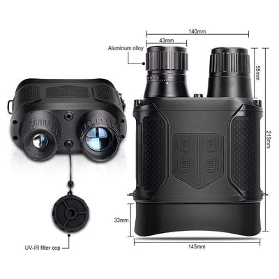 2X ingrandimento binocoli di visione notturna con 3W 850mm IR LED