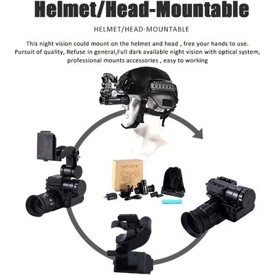 Casco militare montato Occhiali di visione notturna Wifi IR 1080p Hd