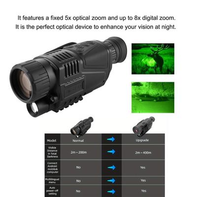 End P1S X Infrarosso Digital Night Vision Monocular 200m 3.7V Night Hunter binocoli