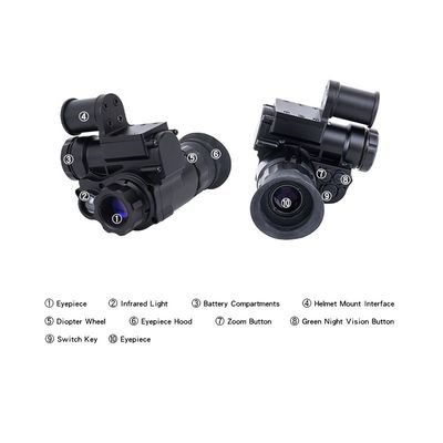 17.5mm Lens Telescopi di visione notturna digitali Occhiali da vista per operazioni tattiche