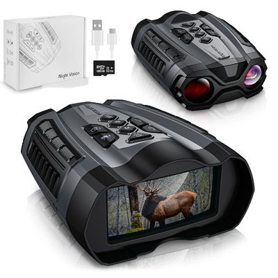3.7V Digital Rechargeable Night Vision binocoli di caccia infrarossi 1080P