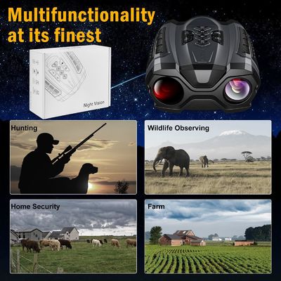 3.7V Digital Rechargeable Night Vision binocoli di caccia infrarossi 1080P