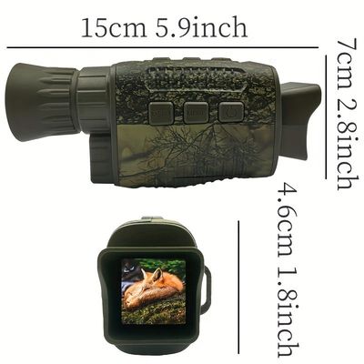5x8 Ir Vision Optics Night Vision Binocoli Infrarossi Monocolari Termici 16GB Card