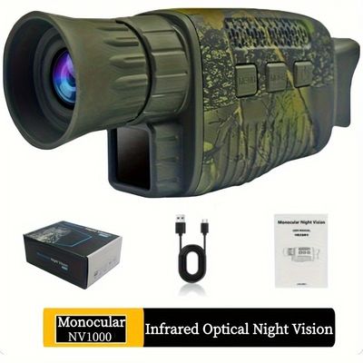 5x8 Ir Vision Optics Night Vision Binocoli Infrarossi Monocolari Termici 16GB Card