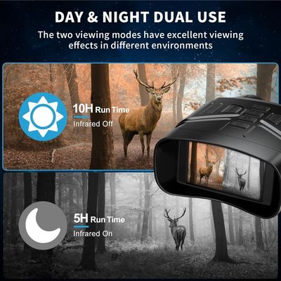 400m IR Distanza 3 pollici Display Visione notturna digitale binocoli Sorveglianza Nvgs