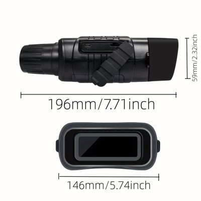 NV3180 720P Infrarosso HD Visione notturna Occhiali da vista Binocoli Giorno Registrazione manuale Zoom