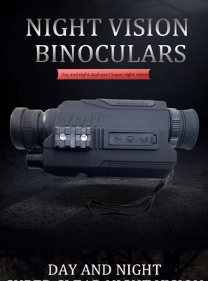 Envg Visione notturna binoculare portatile 6X Telescopio di caccia digitale a colori Nvgs