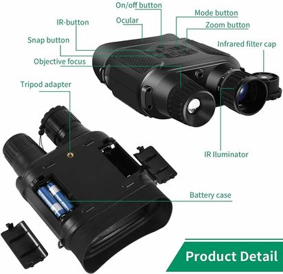 binocoli giorno e notte display LCD con ingrandimento da 3,5 a 7x