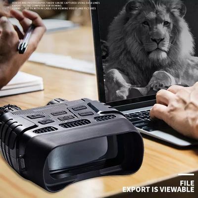 Fotocamera digitale di caccia binoculare con ingrandimento 4X con visione notturna IR 720P e zoom 5X