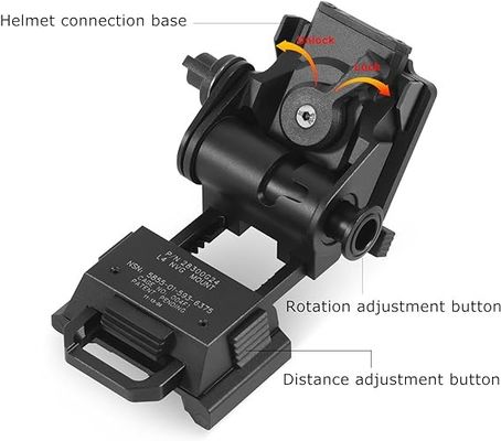 PVS15 18 Occhiali di visione notturna per L4G24 NVG Accessoiri per caschi di visione notturna in metallo