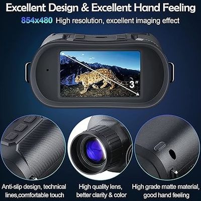 Visualizza occhiali di visione notturna per l'osservazione della fauna selvatica di 34 mm di diametro