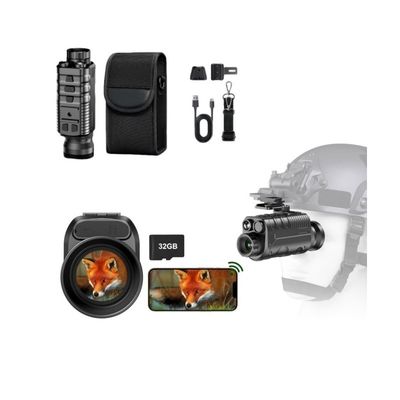 Occhiali di visione notturna 6X ingrandimento digitale regolabile 34mm Obiettivo Lens 854*480 Risoluzione