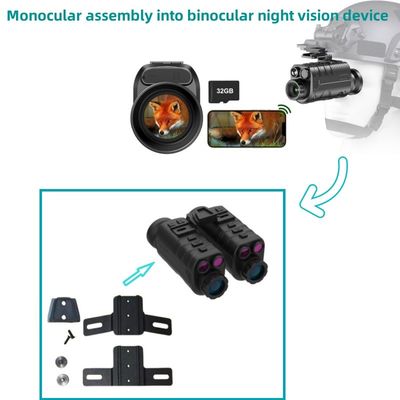 9 milioni di immagini fotografiche Risoluzione 31mm IR LED Occhiali da vista notturno 1080P