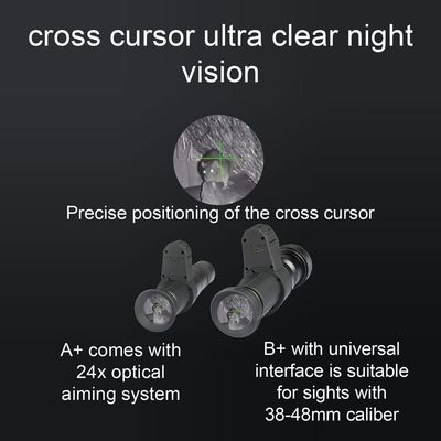 Dispositivo di visione notturna digitale a infrarossi Dispositivo di visione notturna di giorno a uso notturno Dispositivo di visione notturna 500M Distanza di visione completa in nero Dispositivo di visione notturna digitale 4X