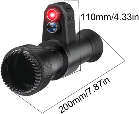 Dispositivo di visione notturna digitale a infrarossi Dispositivo di visione notturna di giorno a uso notturno Dispositivo di visione notturna 500M Distanza di visione completa in nero Dispositivo di visione notturna digitale 4X