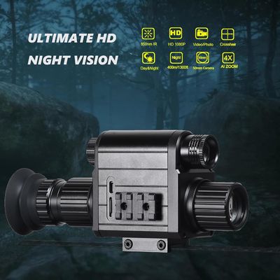 M5 Digital 1080P Day &amp; Night Vision Rifle Scope Hunting Monocular Camera con 850 o 940 nm IR (M5-50-IR940-GP)
