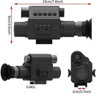 M5 Digital 1080P Day &amp; Night Vision Rifle Scope Hunting Monocular Camera con 850 o 940 nm IR (M5-50-IR940-GP)